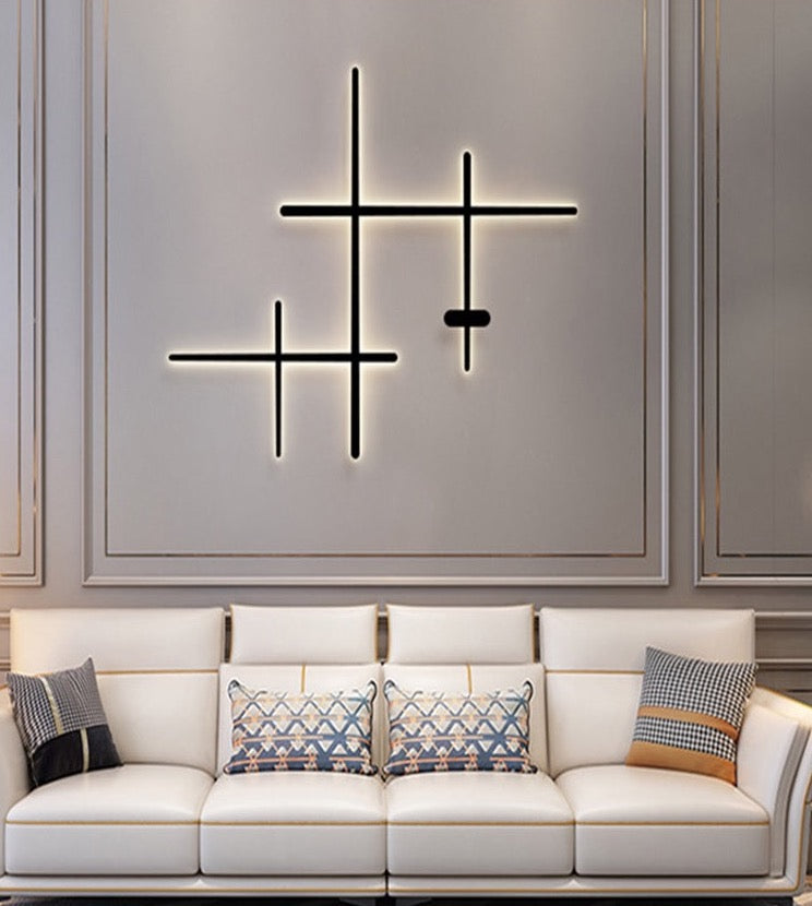 Criss-Cross Wall Lamp
