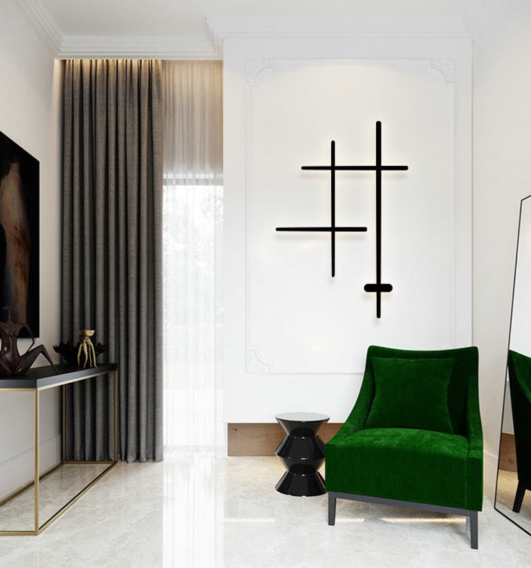 Criss-Cross Wall Lamp