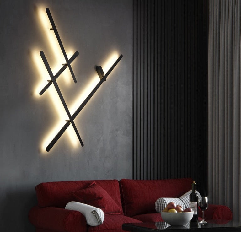 Criss-Cross Wall Lamp
