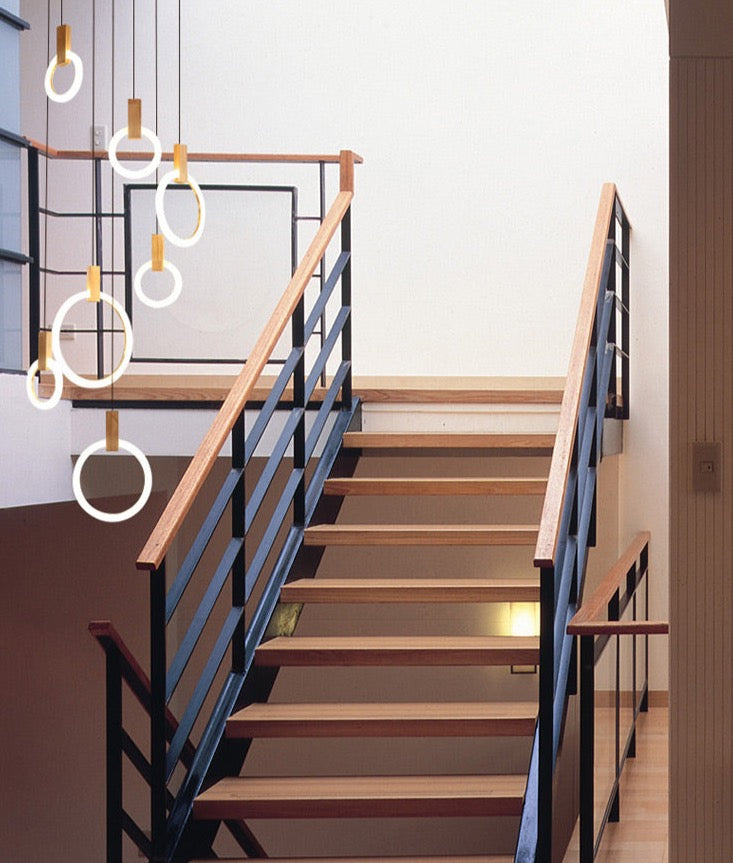 Acrylic Ring chandelier