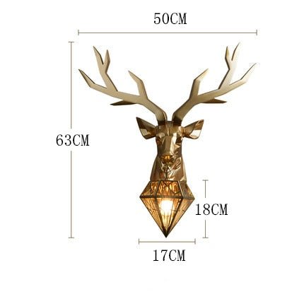 Antler Wall Lamp - Aleo Decor