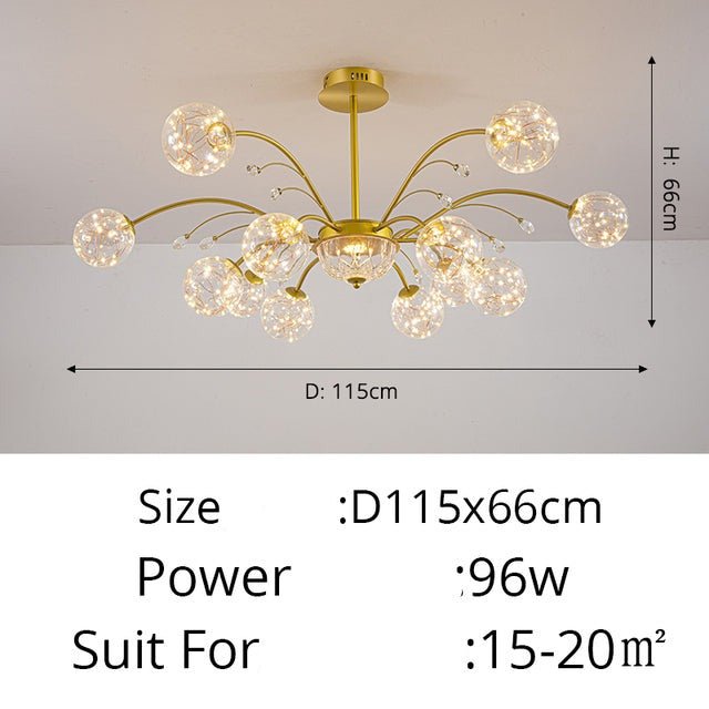 Fountain Chandelier - Aleo Decor