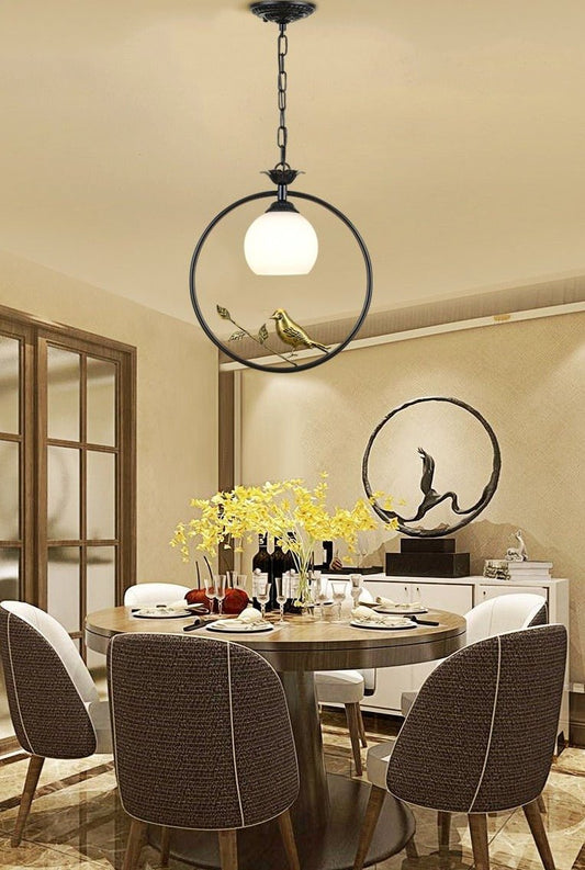 Goldfinch in Circle - Aleo Decor