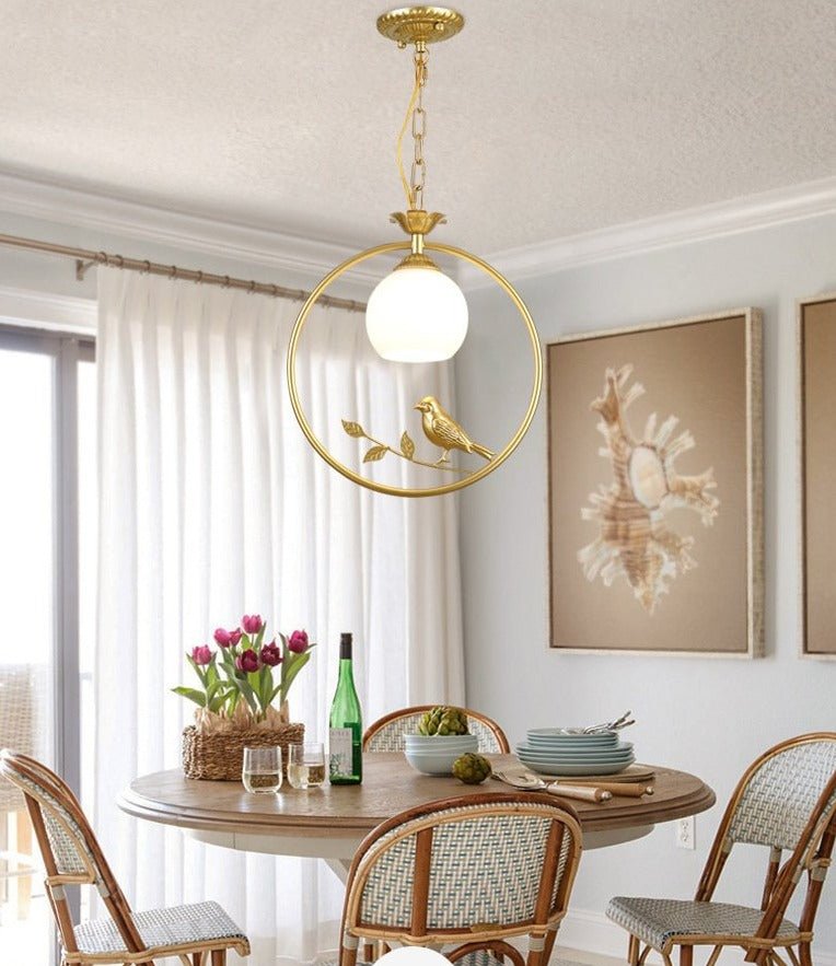 Goldfinch in Circle - Aleo Decor