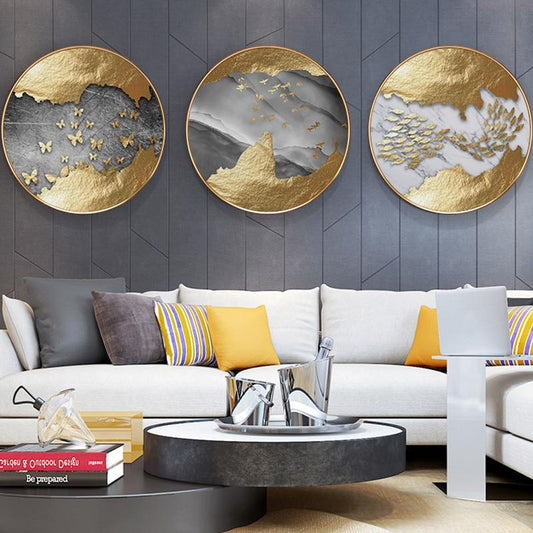 Luxury Grey & Gold - Aleo Decor