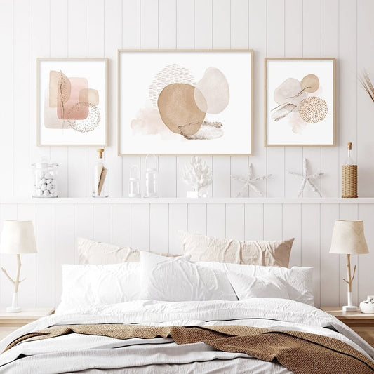 Modern Beige Pink - Aleo Decor