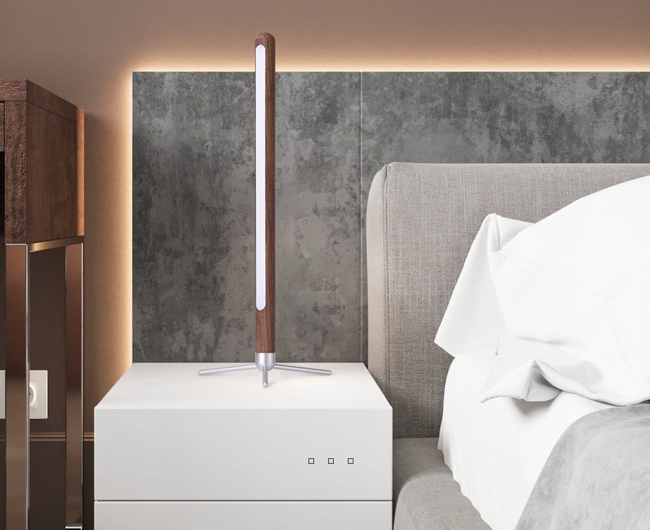 Minimal woody Stand lamp