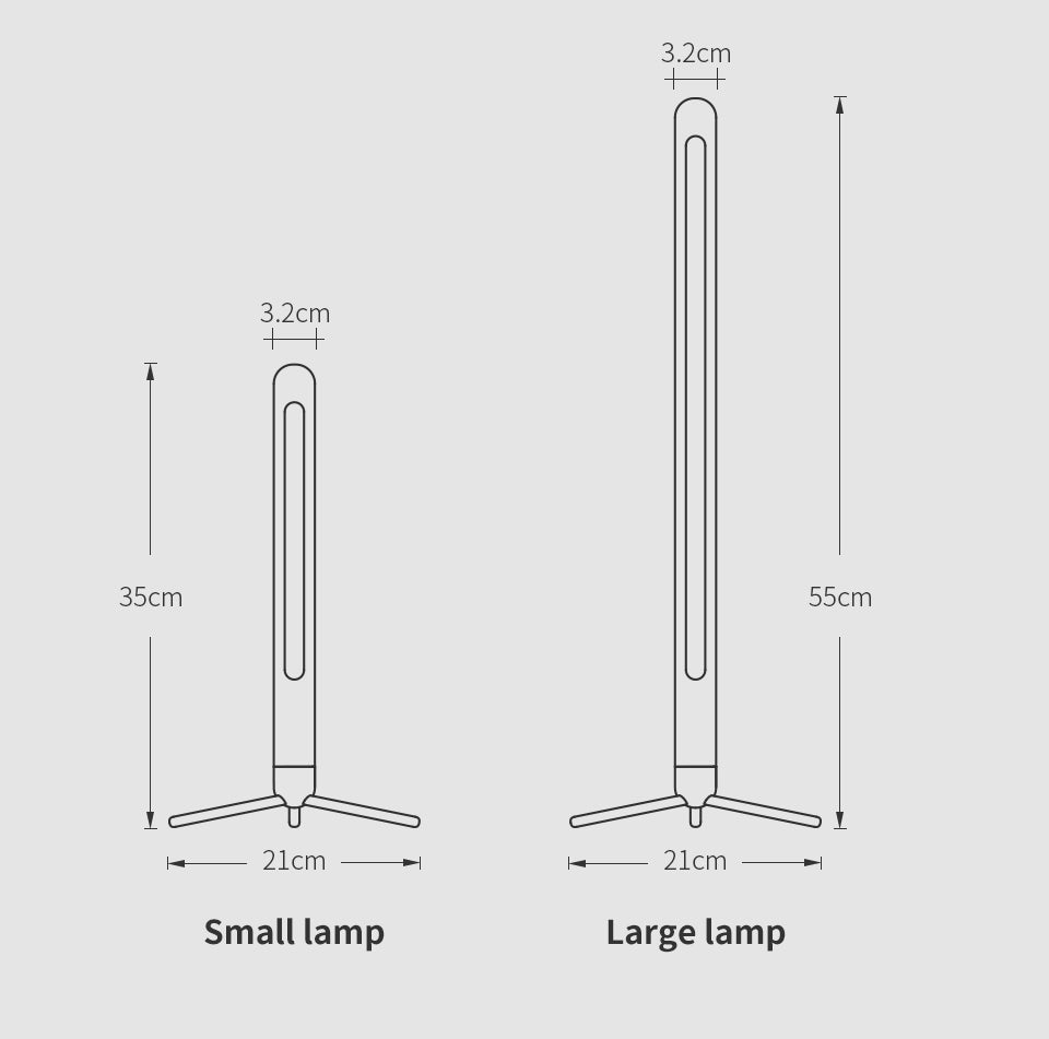 Minimal woody Stand lamp