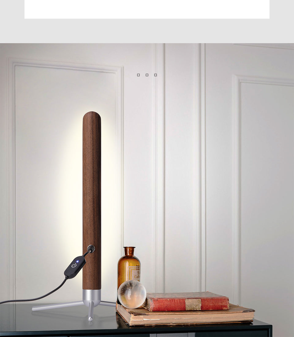 Minimal woody Stand lamp