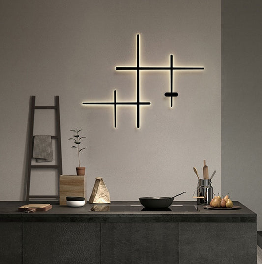 Criss-Cross Wall Lamp