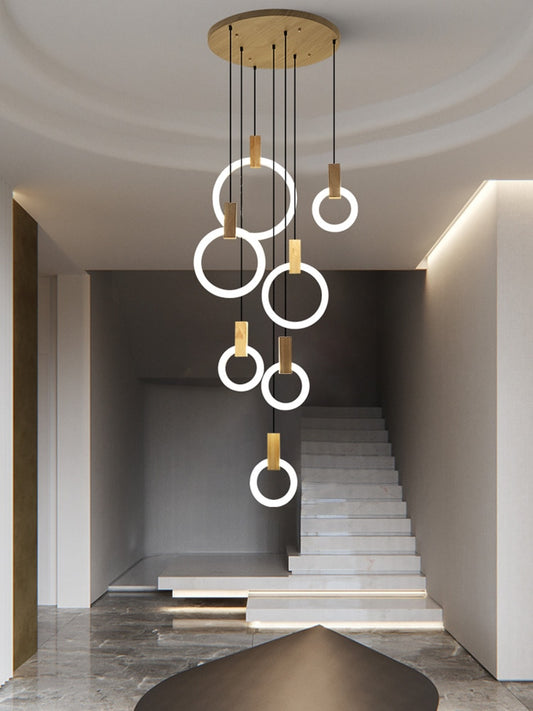 Acrylic Ring chandelier