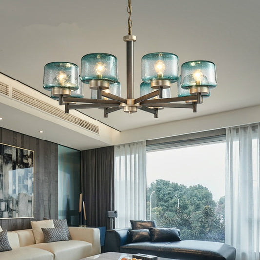 Blue Mirage chandelier