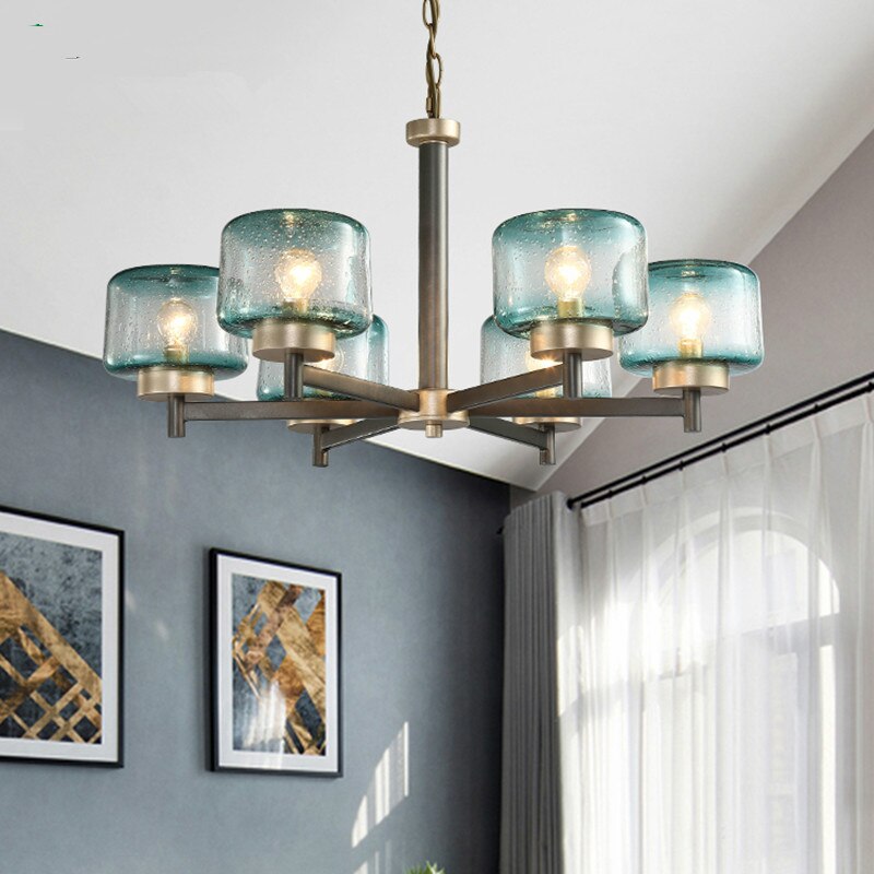 Blue Mirage chandelier