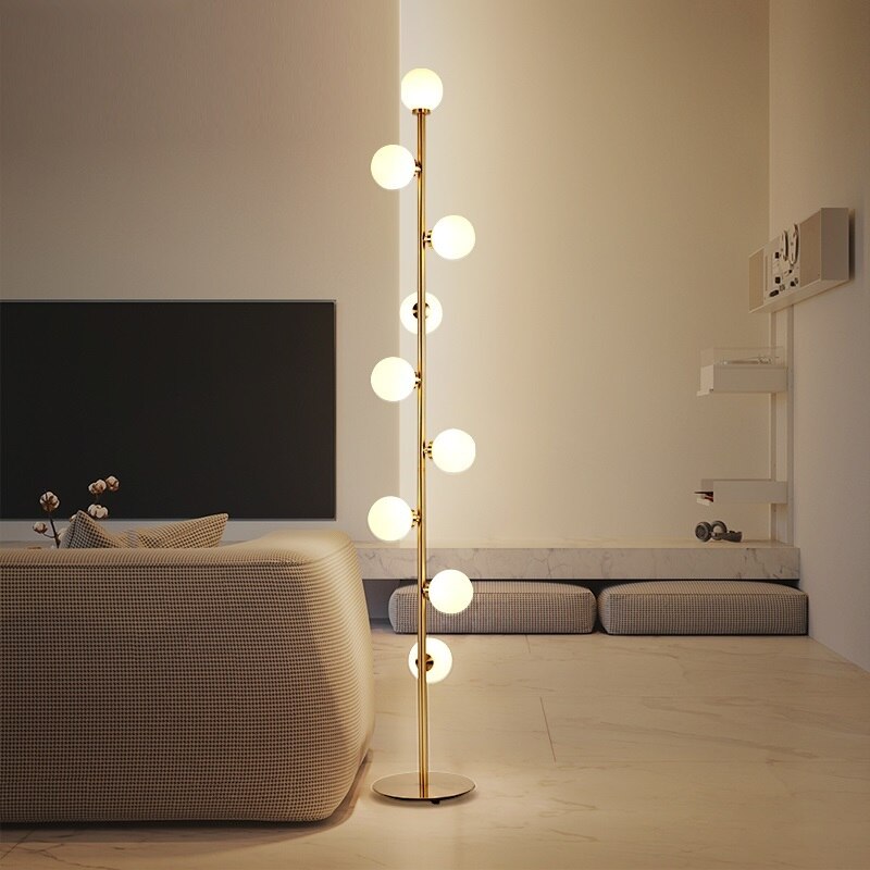 Glass ball floor Lamp