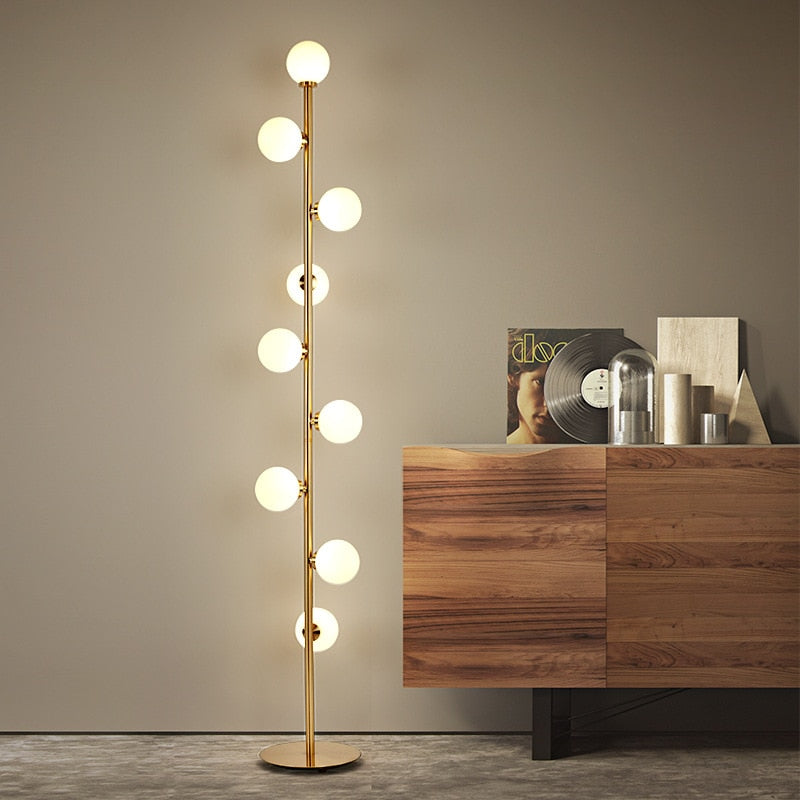 Glass ball floor Lamp