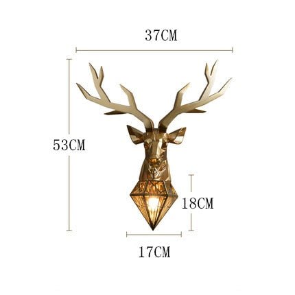 Antler Wall Lamp - Aleo Decor