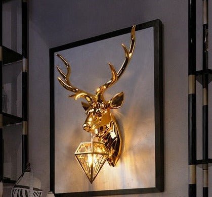 Antler Wall Lamp - Aleo Decor