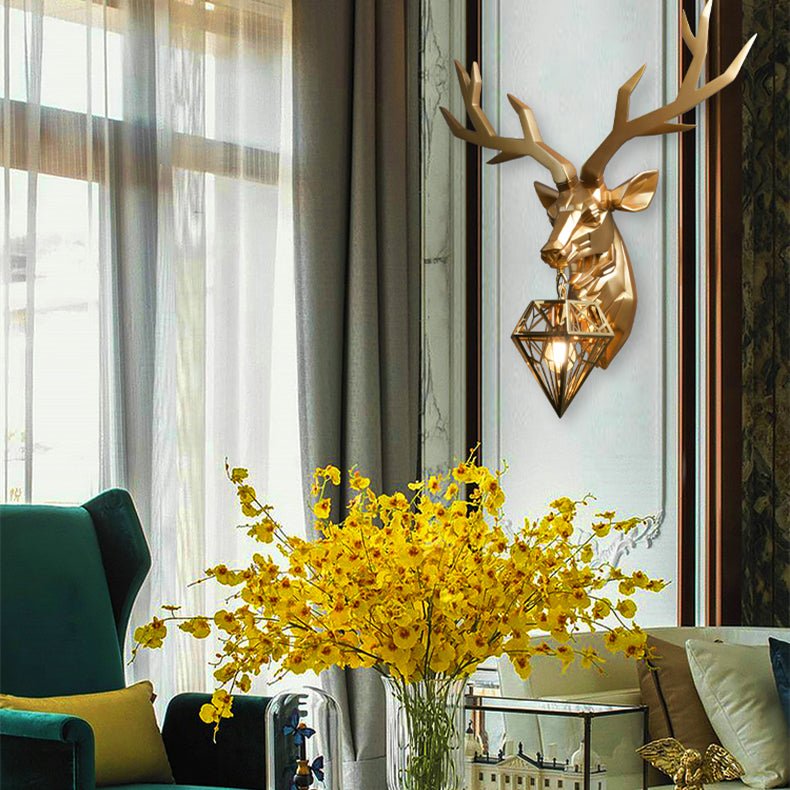 Antler Wall Lamp - Aleo Decor