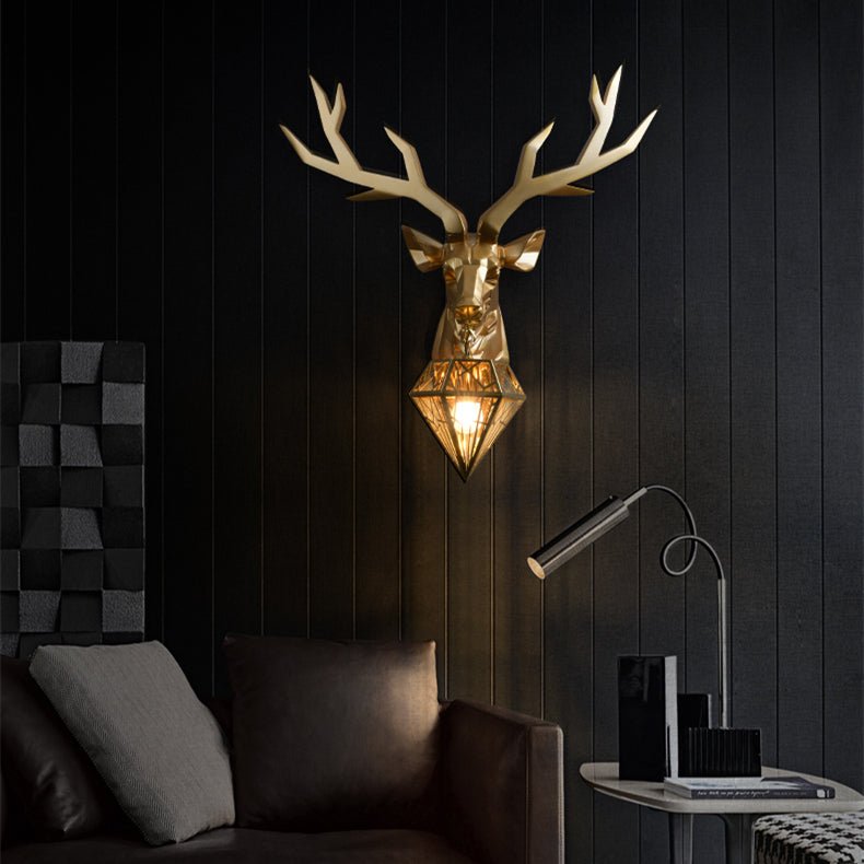 Antler Wall Lamp - Aleo Decor