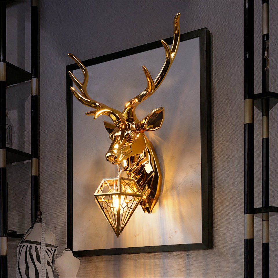 Antler Wall Lamp - Aleo Decor