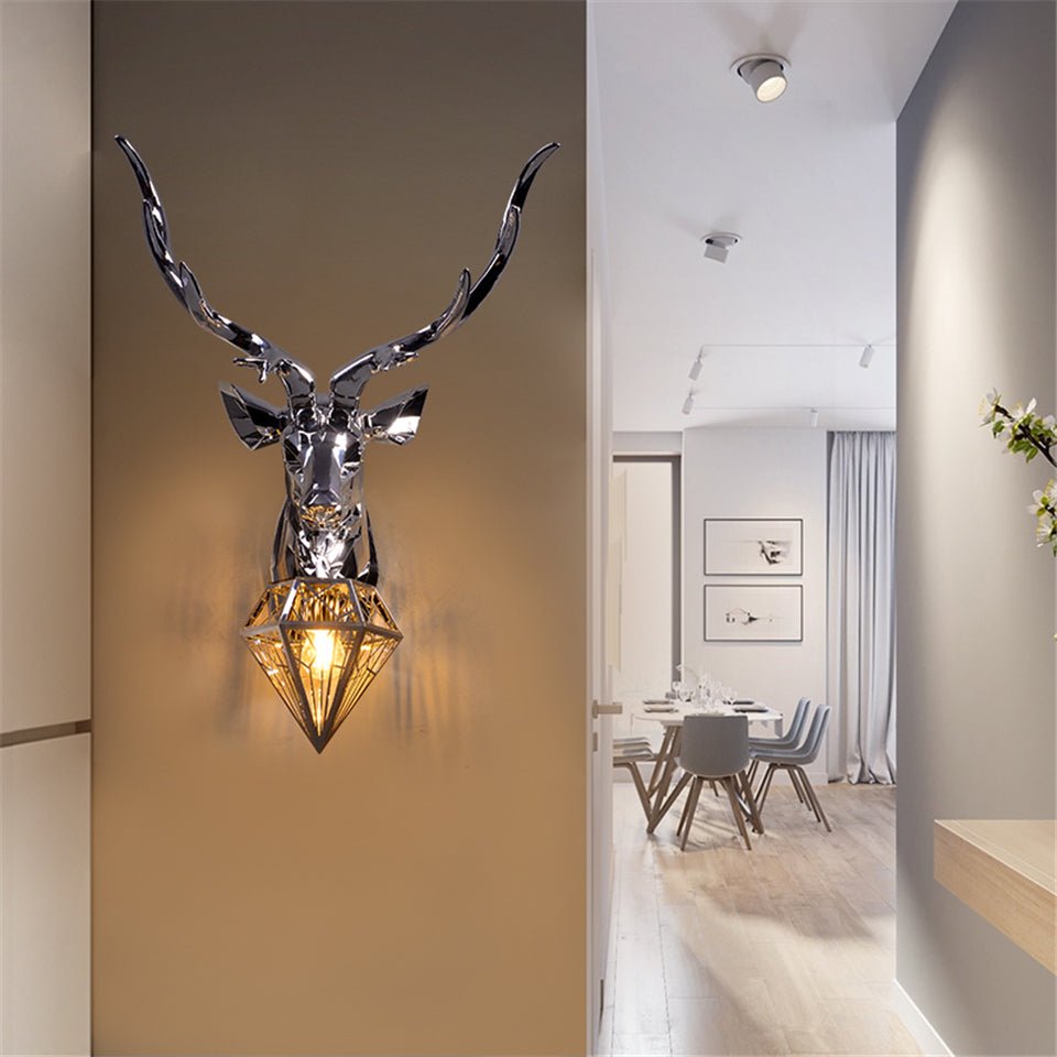 Antler Wall Lamp - Aleo Decor