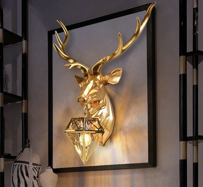 Antler Wall Lamp - Aleo Decor