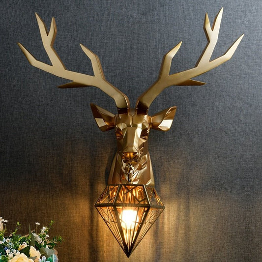 Antler Wall Lamp - Aleo Decor