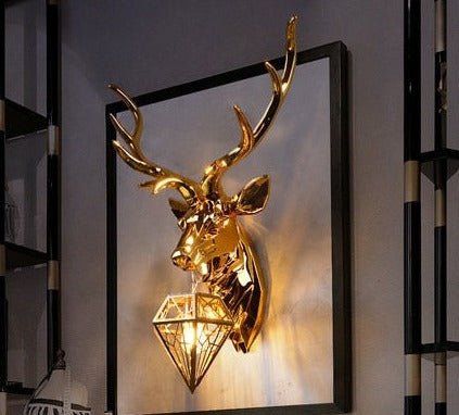 Antler Wall Lamp - Aleo Decor
