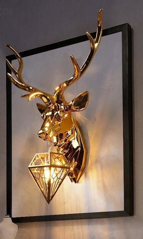 Antler Wall Lamp - Aleo Decor