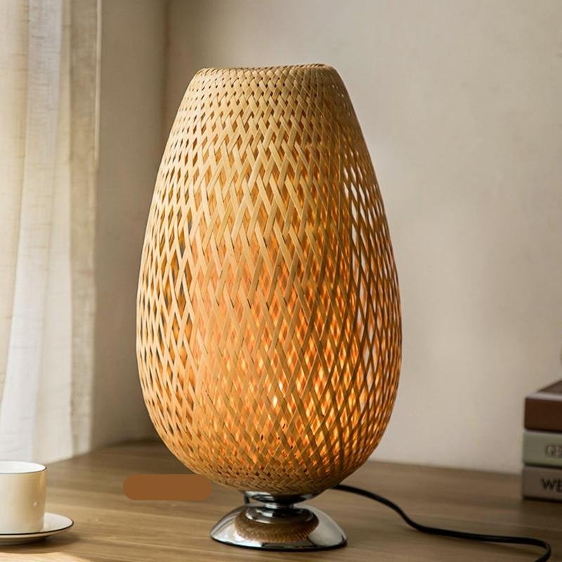 Bamboo Table Lamp - Aleo Decor