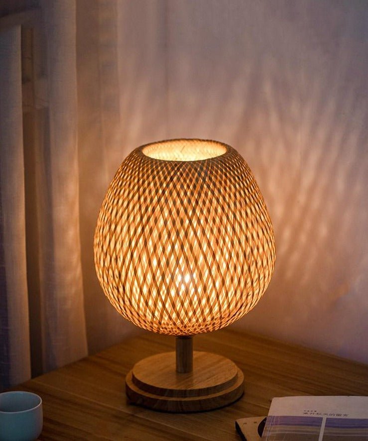 Bamboo Table Lamp - Aleo Decor