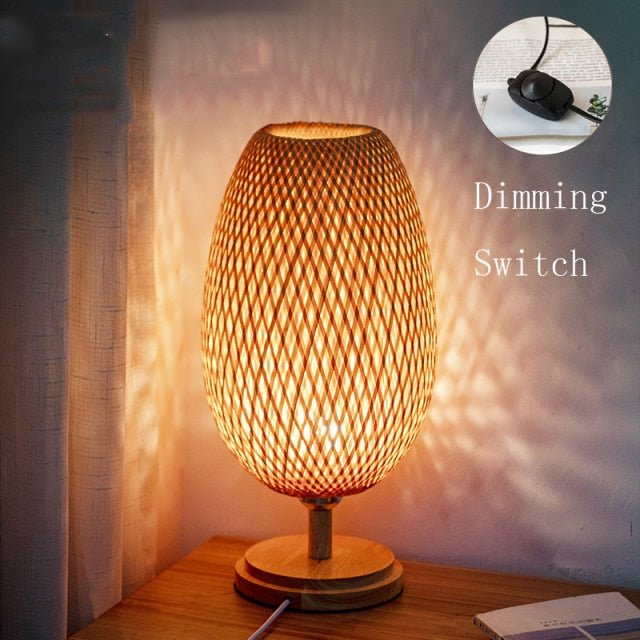 Bamboo Table Lamp - Aleo Decor