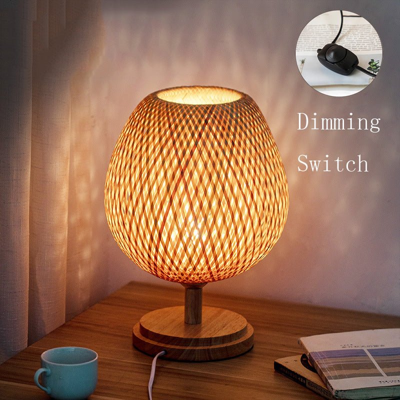 Bamboo Table Lamp - Aleo Decor