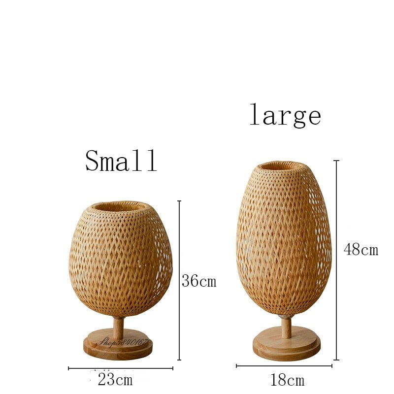 Bamboo Table Lamp - Aleo Decor