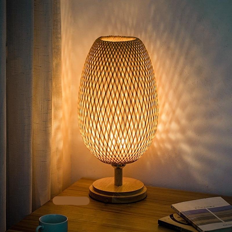 Bamboo Table Lamp - Aleo Decor