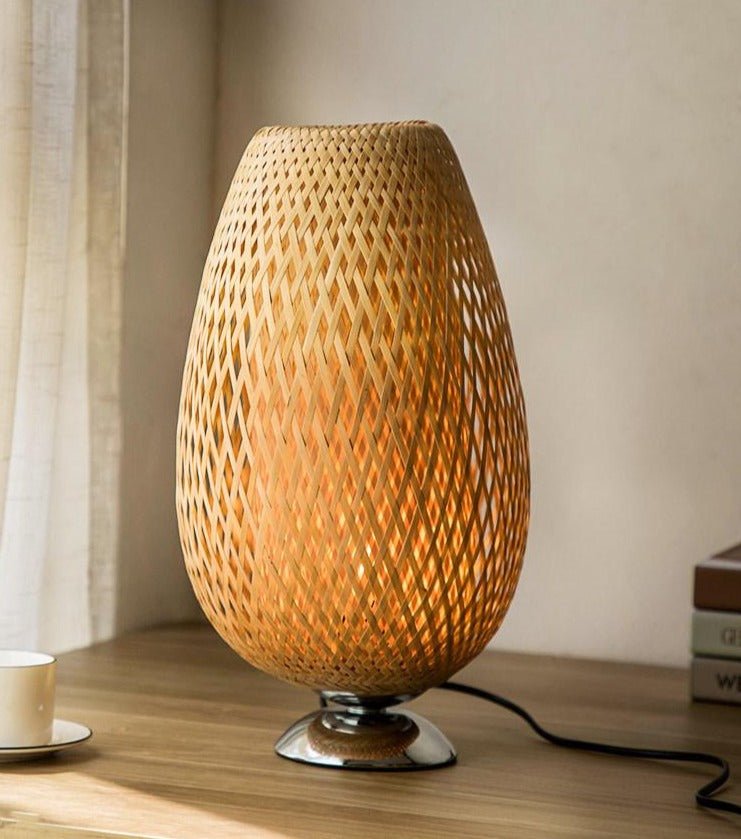 Bamboo Table Lamp - Aleo Decor