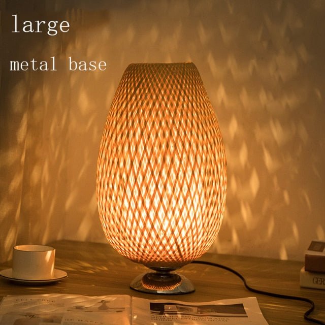 Bamboo Table Lamp - Aleo Decor