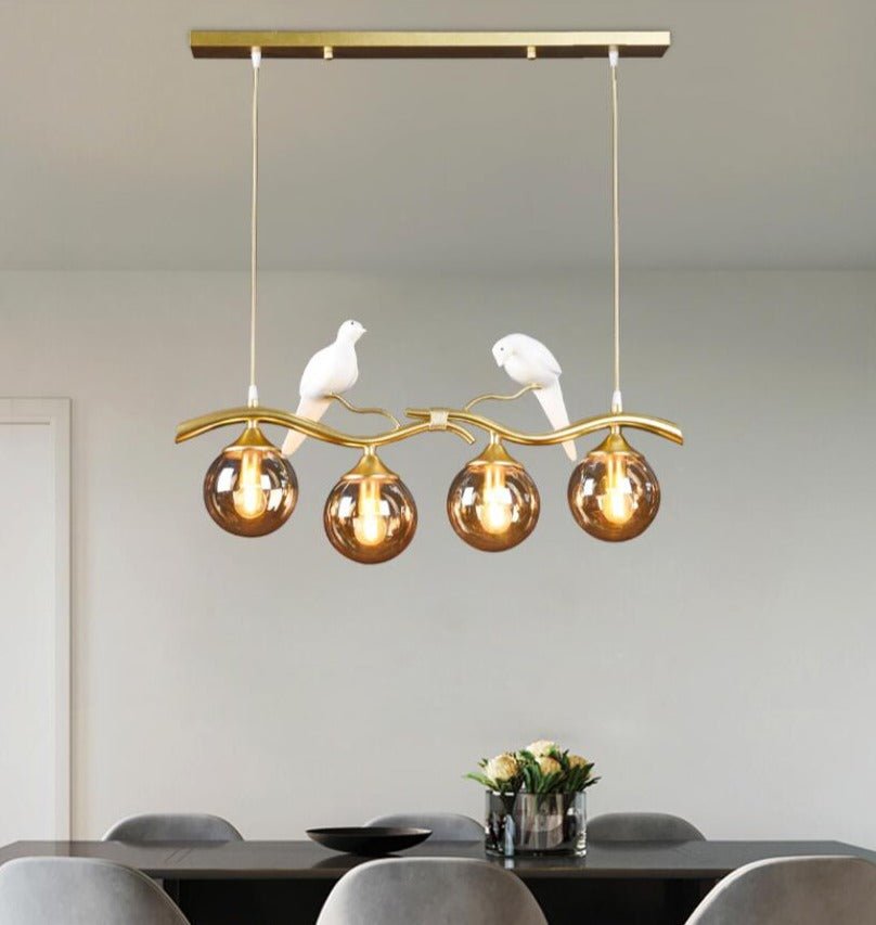 Birds with Glass Balls - Aleo Decor