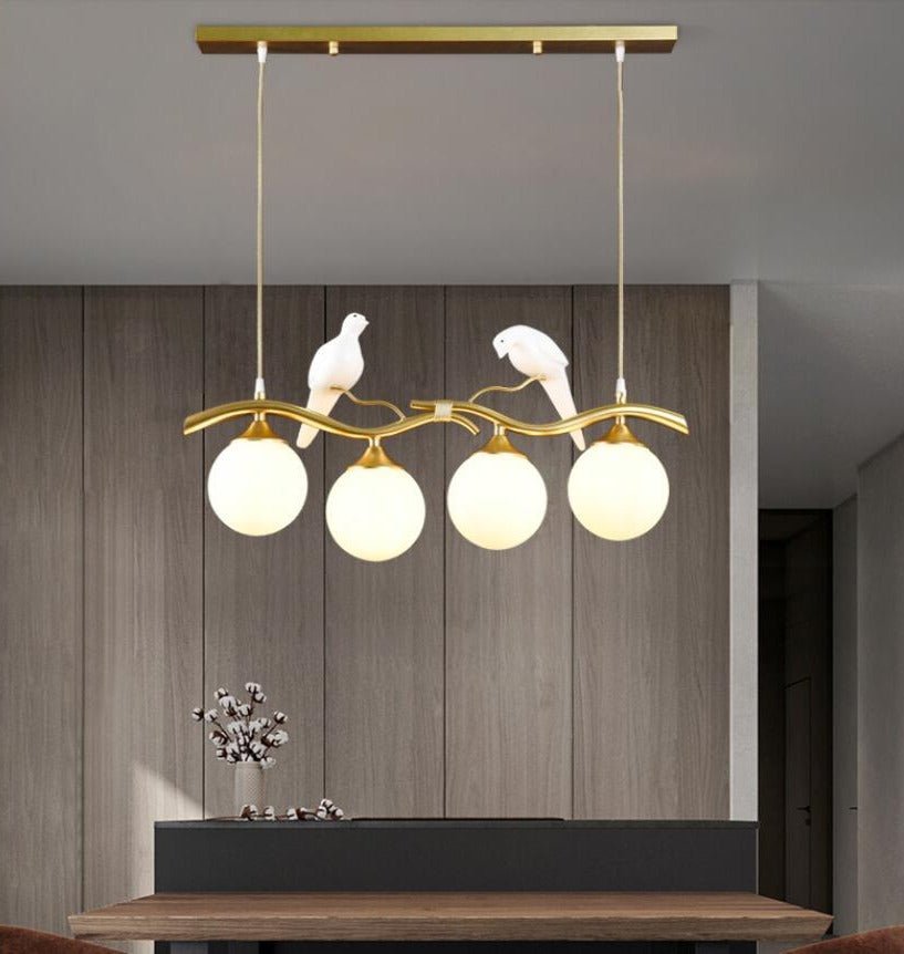 Birds with Glass Balls - Aleo Decor