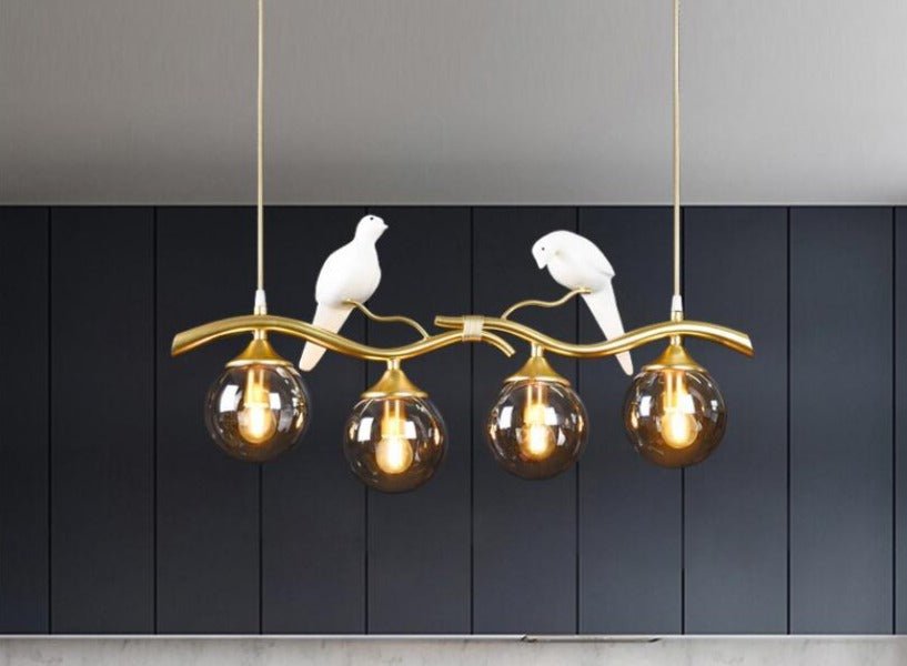 Birds with Glass Balls - Aleo Decor