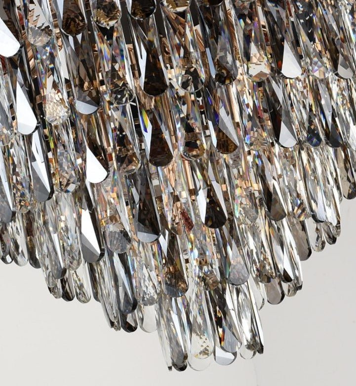 Black Crystal chandelier - Aleo Decor