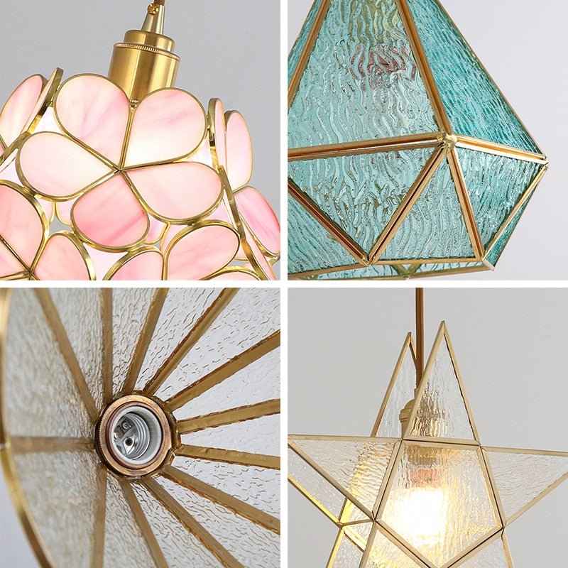 Crystal Colorful chandelier - Aleo Decor