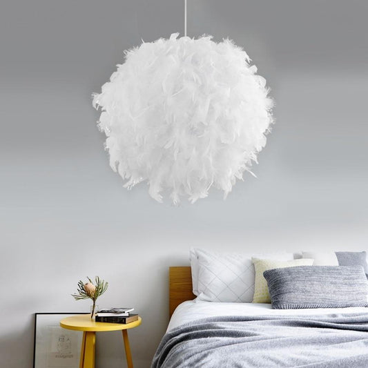 Feather Droplight Lamp - Aleo Decor