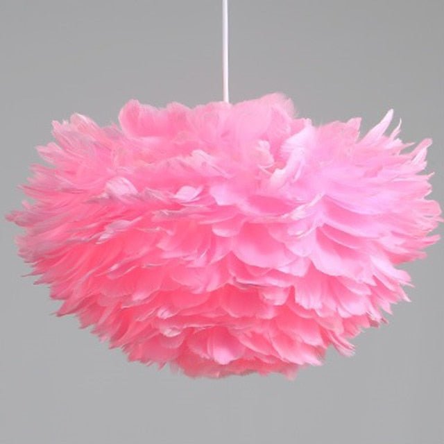 Feather Droplight Lamp - Aleo Decor