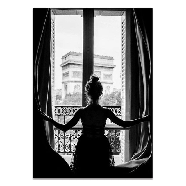 Flower and The Girl - Aleo Decor