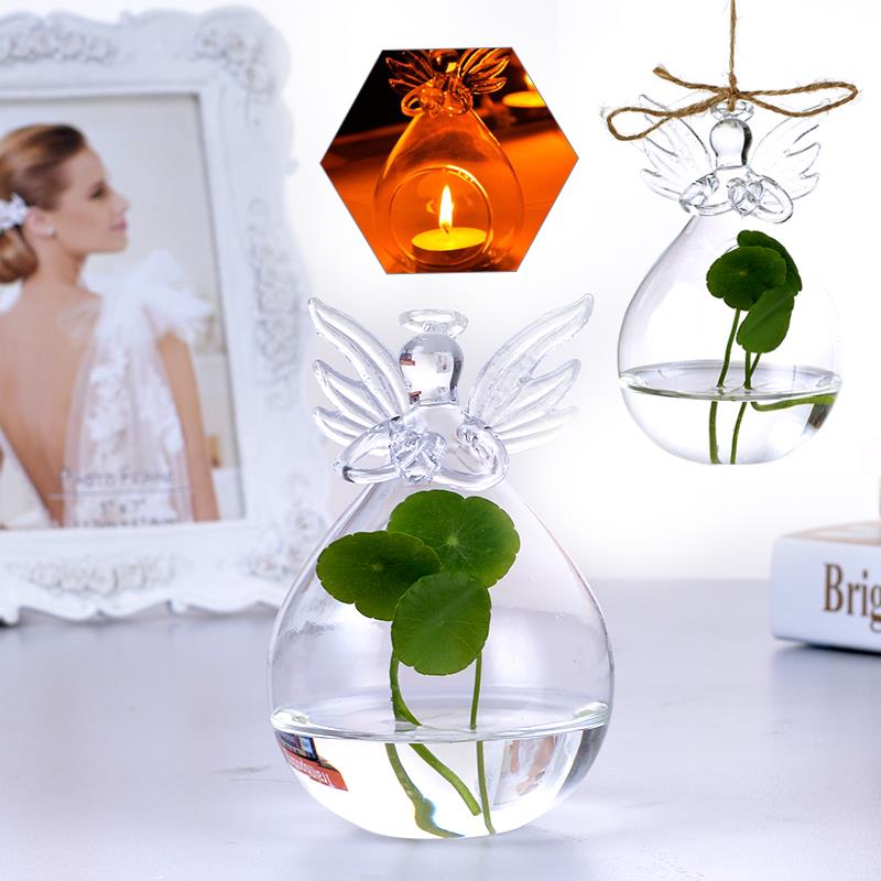 Glass Angel Pot - Aleo Decor