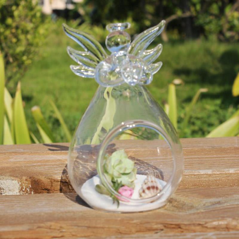 Glass Angel Pot - Aleo Decor