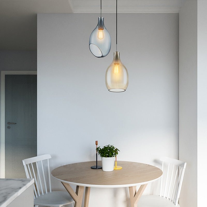 Glass Nest Lamp - Aleo Decor