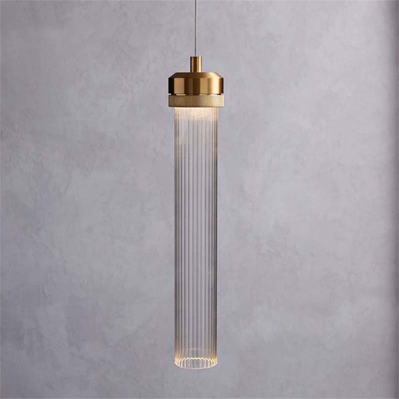 Glass Pipe Lamp - Aleo Decor