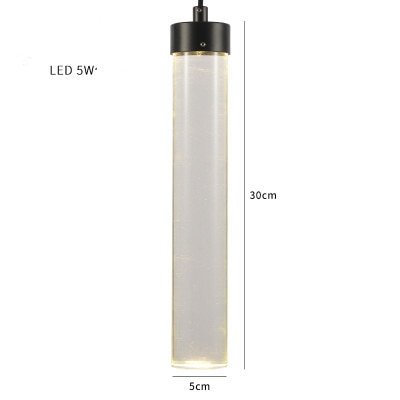 Glass Tube lamp - Aleo Decor